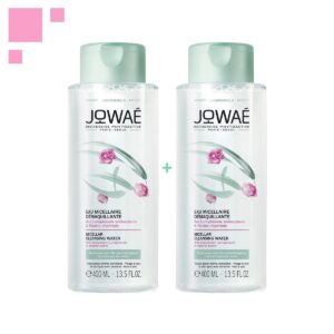 JOWAE AGUA MICELAR DESMAQUILLANTE DUO, 2 x 400 ML.