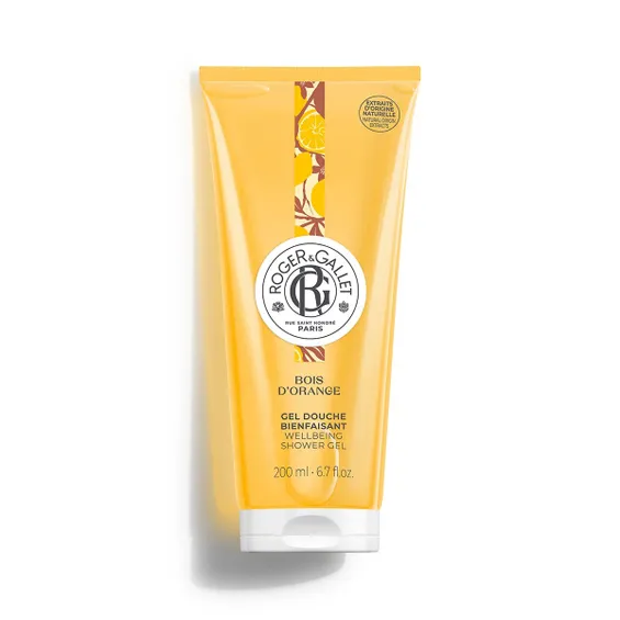 ROGER & GALLET: GEL DE DUCHA BIENESTAR BOIS D´ORANGE, 200 ML.