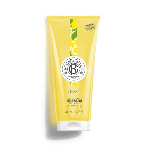 ROGER & GALLET: GEL DE DUCHA BIENESTAR CÉDRAT, 200 ML.