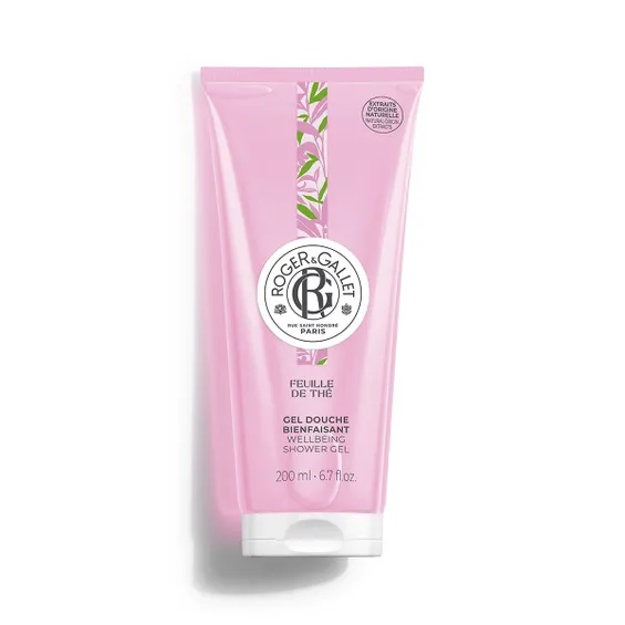 ROGER & GALLET: GEL DE DUCHA BIENESTAR FEUILLE DE THÉ, 200 ML.