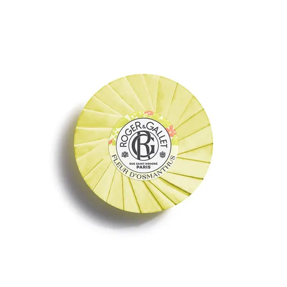 ROGER & GALLET: JABÓN REDONDO BIENESTAR FLEUR D'OSMANTHUS, 100 G.