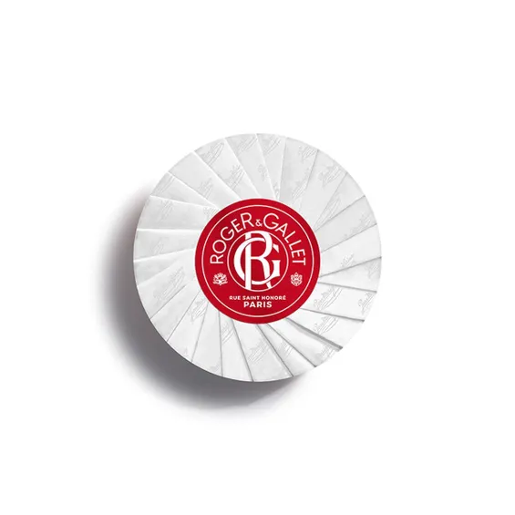 ROGER & GALLET: JABÓN REDONDO BIENESTAR JEAN MARIE FARINA, 100 G.