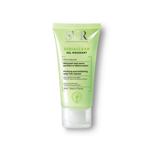 SVR SEBIACLEAR GEL MOUSSANT TAMAÑO VIAJE, 55 ML.